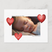 Happy Valentine's Day Custom Photograph Modern シーズンポストカード (正面)