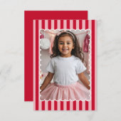 Happy Valentine's Day Custom Photograph Modern ノートカード (正面/裏面)