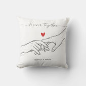 Happy Valentines Day Custom together love gift  クッション (正面)