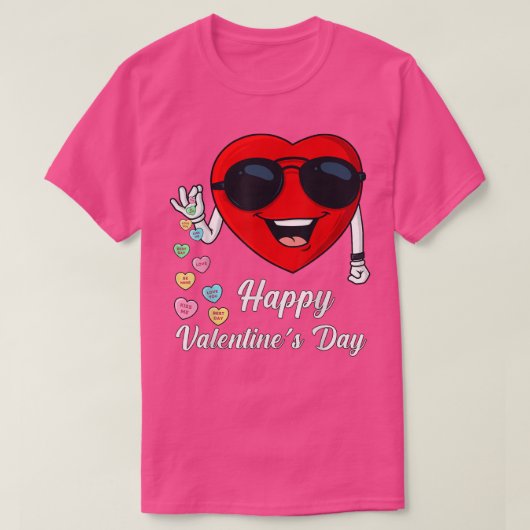 Happy Valentines Day Cute Heart Bae Funny Salting  Tシャツ (デザイン正面)
