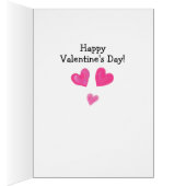 Happy Valentine's Day Dachshund Doggie Card (内側 (右))