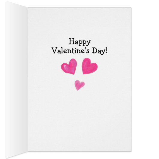 Happy Valentine's Day Dachshund Doggie Card (内側 (右))