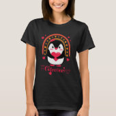 Happy Valentine's Day for cute penguin Tシャツ (正面)