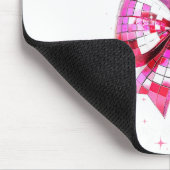 Happy Valentine's Day Funny Coquette Disco Ball He マウスパッド (コーナー)