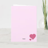 Happy Valentine's Day Glitter カード (裏面)