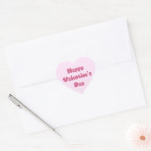 Happy Valentine's Day Glitter ハートシール (封筒)