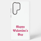 Happy Valentine's Day Glitter Samsung Galaxyケース (裏面)