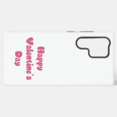 Happy Valentine's Day Glitter Samsung Galaxyケース (裏面横)