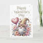 Happy Valentine's Day Gnome カード (正面)