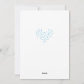 Happy Valentine's Day Golden Fishes Love Heart シーズンカード (裏面)