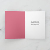 Happy Valentines Day Granddaughter Cute Cat  シーズンカード (内部)