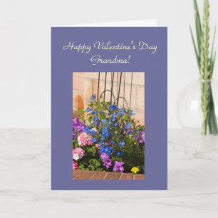 Happy Valentine's Day, Grandma Template Card シーズンカード
