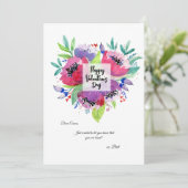 Happy Valentine's Day Greeting Card シーズンカード (スタンド正面)