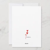 Happy Valentine's Day Greeting Card シーズンカード (裏面)