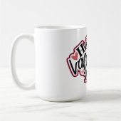  Happy Valentine's Day Heart コーヒーマグカップ (左)