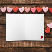 Happy Valentine's Day Hearts Cute シーズンカード