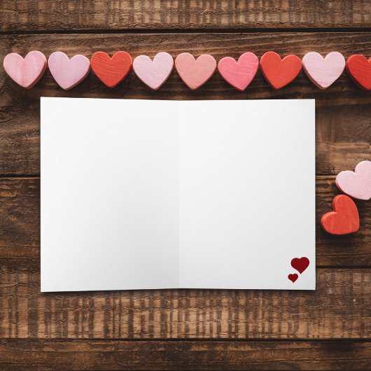 Happy Valentine's Day Hearts Cute シーズンカード