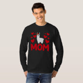 Happy Valentine's Day Llama Mom Mothers Day Valent Tシャツ (正面フル)