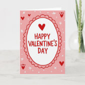 Happy Valentines Day Love Card カード (正面)