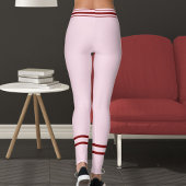 Happy Valentine's Day Love Cute Red Pink DIY Gift レギンス