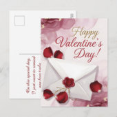 Happy Valentine's Day! Love Letter シーズンポストカード (正面/裏面)
