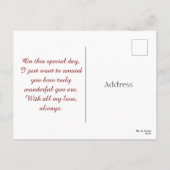 Happy Valentine's Day! Love Letter シーズンポストカード (裏面)