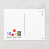 Happy Valentines Day Mail Cartoon Postcard シーズンポストカード (裏面)