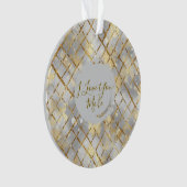 Happy Valentine's Day, Modern, Elegant Luxury  オーナメント (正面)