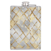 Happy Valentine's Day, Modern, Elegant Luxury  フラスク (裏面)