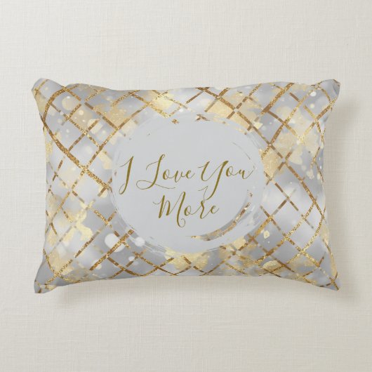 Happy Valentine's Day, Modern, Elegant Luxury Thro アクセントクッション (正面)