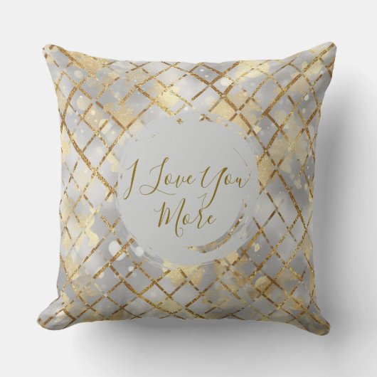 Happy Valentine's Day, Modern, Elegant Luxury Thro クッション (正面)