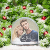 Happy Valentines Day Modern Personalized Photo (クリスマス)