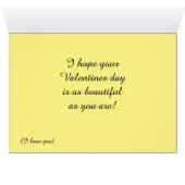 HAPPY VALENTINES DAY MOMカード (内部横(下))