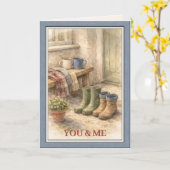 Happy Valentine's Day Perfect Couple カード (黄色い花)