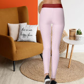 Happy Valentine's Day Pet Lovers Red Personalized レギンス