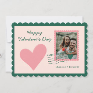 Happy Valentines Day Photo Love Mail 招待状