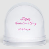 Happy Valentine's day pink text name message (正面)