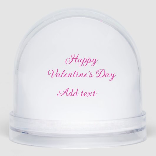 Happy Valentine's day pink text name message (正面)