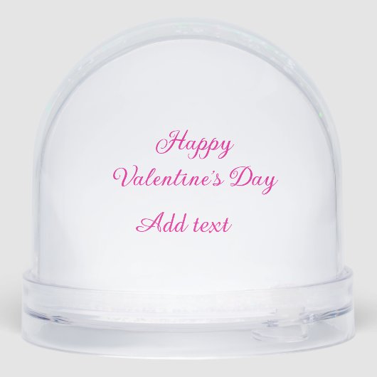 Happy Valentine's day pink text name message (裏面)