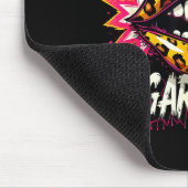 Happy Valentine's Day Retro Leopard Lips Ur Some S マウスパッド (コーナー)