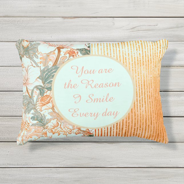 Happy Valentine's Day,Romantic,You are the Reason アウトドアクッション (正面)