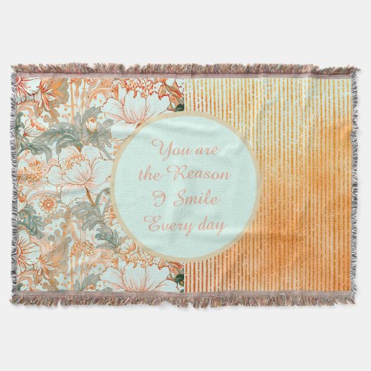 Happy Valentine's Day,Romantic,You are the Reason スローブランケット (正面)