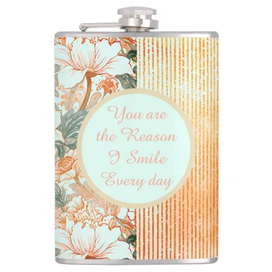 Happy Valentine's Day,Romantic,You are the Reason  フラスク (正面)