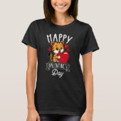 Happy Valentine's Day Roses Date Night Flowers Lov Tシャツ (正面)