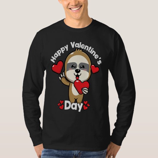 Happy Valentine's Day Roses Date Night Flowers Lov Tシャツ (正面)