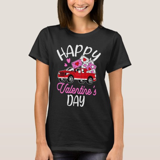 Happy Valentine's Day Roses Date Night Flowers Lov Tシャツ (正面)