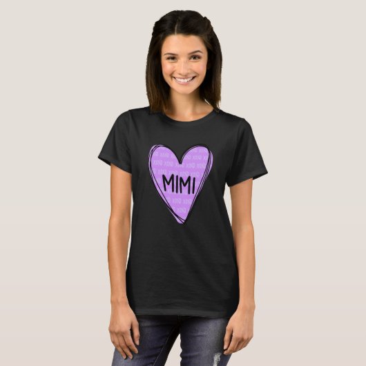 Happy Valentines Day Shirt For Mimi Tシャツ (正面フル)