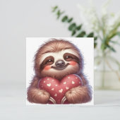 Happy Valentine's Day Sloth シーズンカード (スタンド正面)