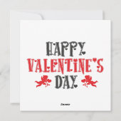 Happy Valentine's Day Sloth シーズンカード (裏面)