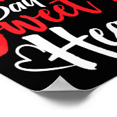 Happy Valentine's Day Sweet Hearts Couples Valenti ポスター (角)